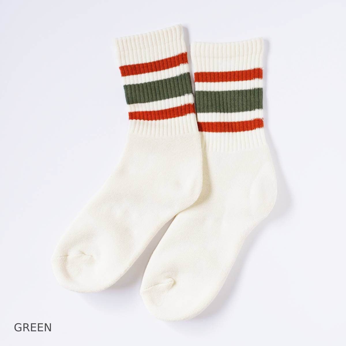 decka Quality socks デカクォリティソックス 80’s Skater Socks Short Length de-40 靴下 ユニセックス レディース メンズ 新品 国内正規品 日本製 【サイズ / 2：25-28cm】