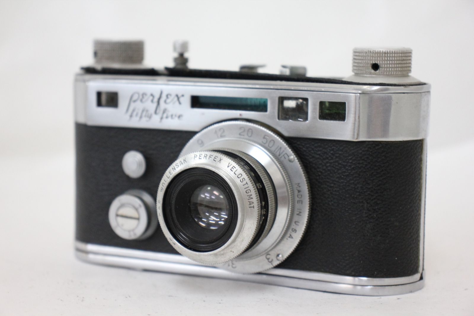 品 Fifty Five Perfex 50mm F3.5 Wollensak Perfex Volostigmat ライカLマウント カメラ e547