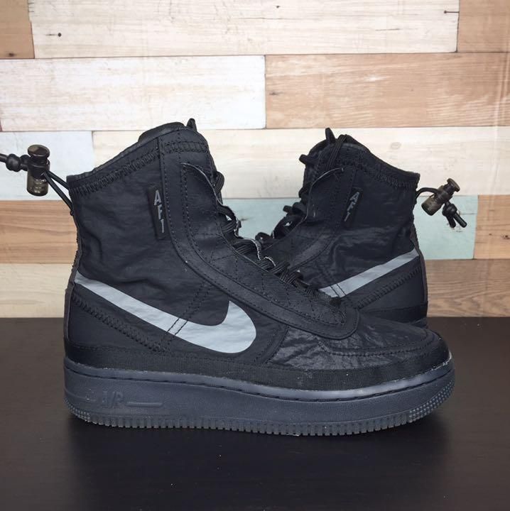 ★(オンステ)NIKE AIR FORCE 1 SHELL エア フォース 1 シェル ブラック 黒 レディース ナイキ スニーカー 22.5 cm U01563