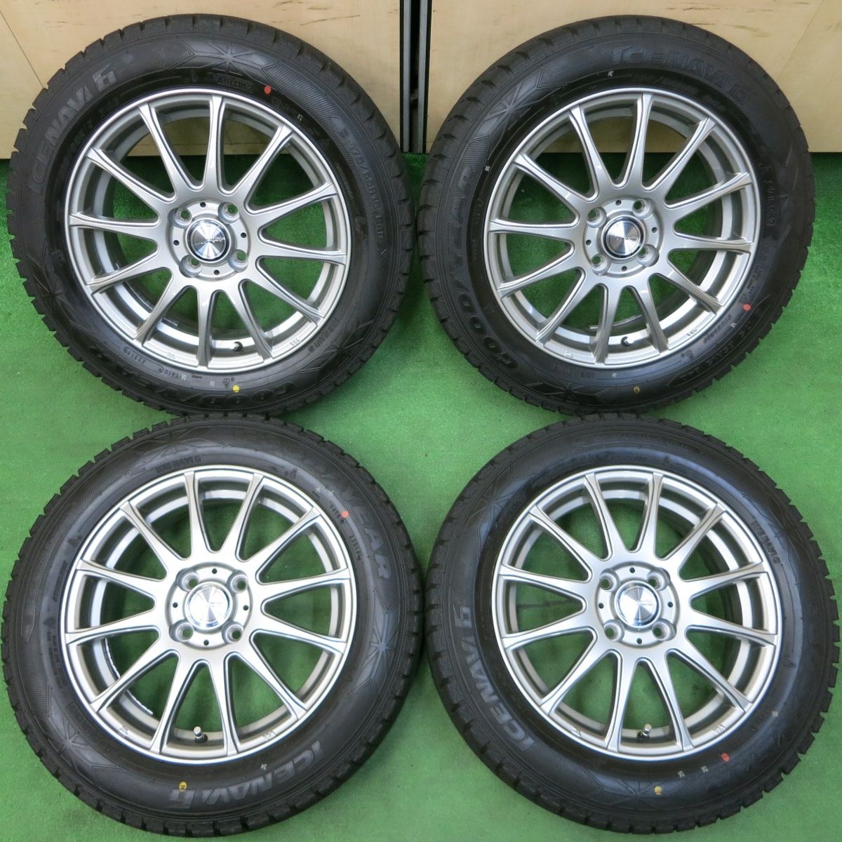 送料込バリ溝ヨコハマ アイスガード IG60 195/65R15 4本 バリ溝！22年！キレイ！9分☆プリウス 等 195⁄65R15 スタッドレス