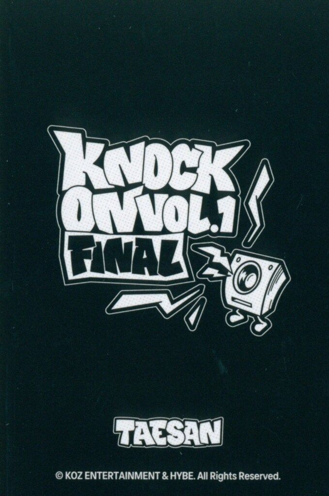 BOYNEXTDOOR ランダムトレカ TAESAN KNOCK ON VOL.1 FINAL