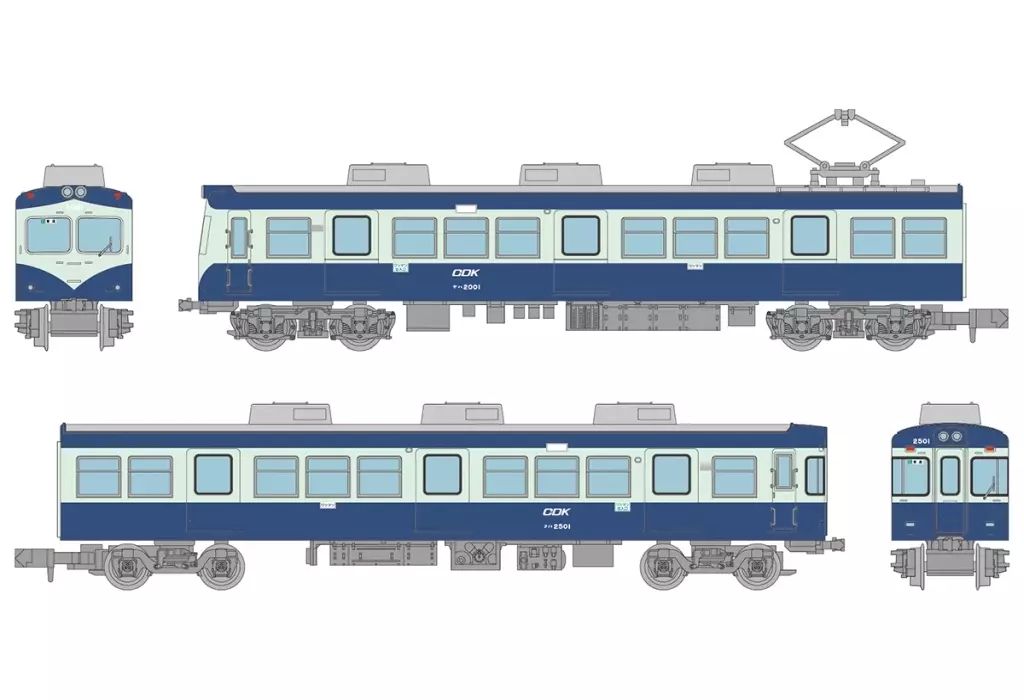 中古】鉄道模型 1/150 銚子電気鉄道2000形 ありがとう2001編成 2