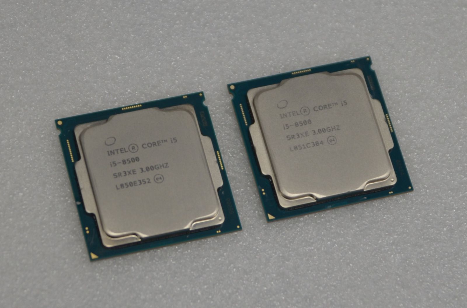 CPU Intel Core i5- 8500 3.00GHz SR3XE 中古品×2個 （890） - メルカリ