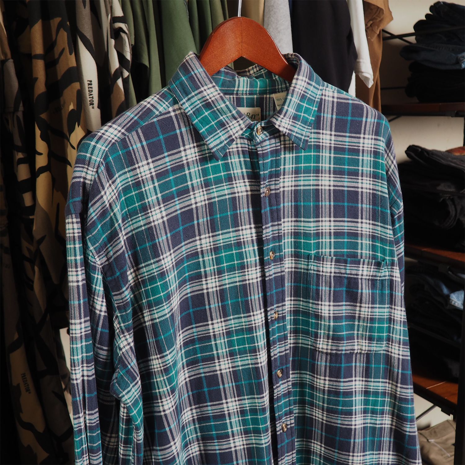 90s シャツ ST.JOHN SBAY STジョンズベイ BIGMAC ビッグマック ボタンダウン ヴィンテージ M