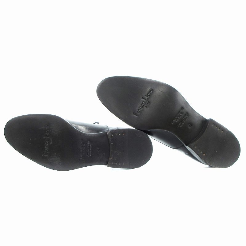 Franco Lione フランコリオーネ　黒 レザードレスシューズ Franco Lione フランコリオーネ 黒 レザードレスシューズ 革靴