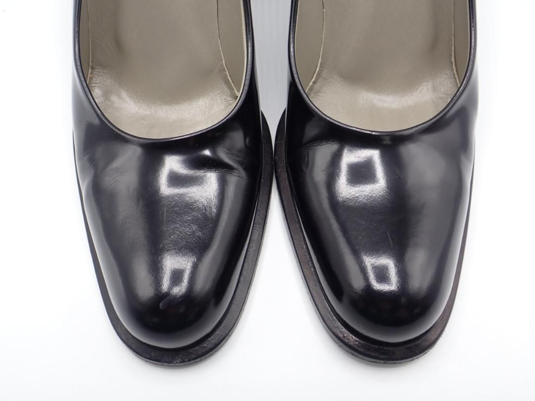 ✨プラダ✨　ヴェロキーオ パンプス ブラックレザー　23㎝　ヒール8.5㎝ ✨プラダ✨ ヴェロキーオ パンプス ブラックレザー 23㎝ ヒール