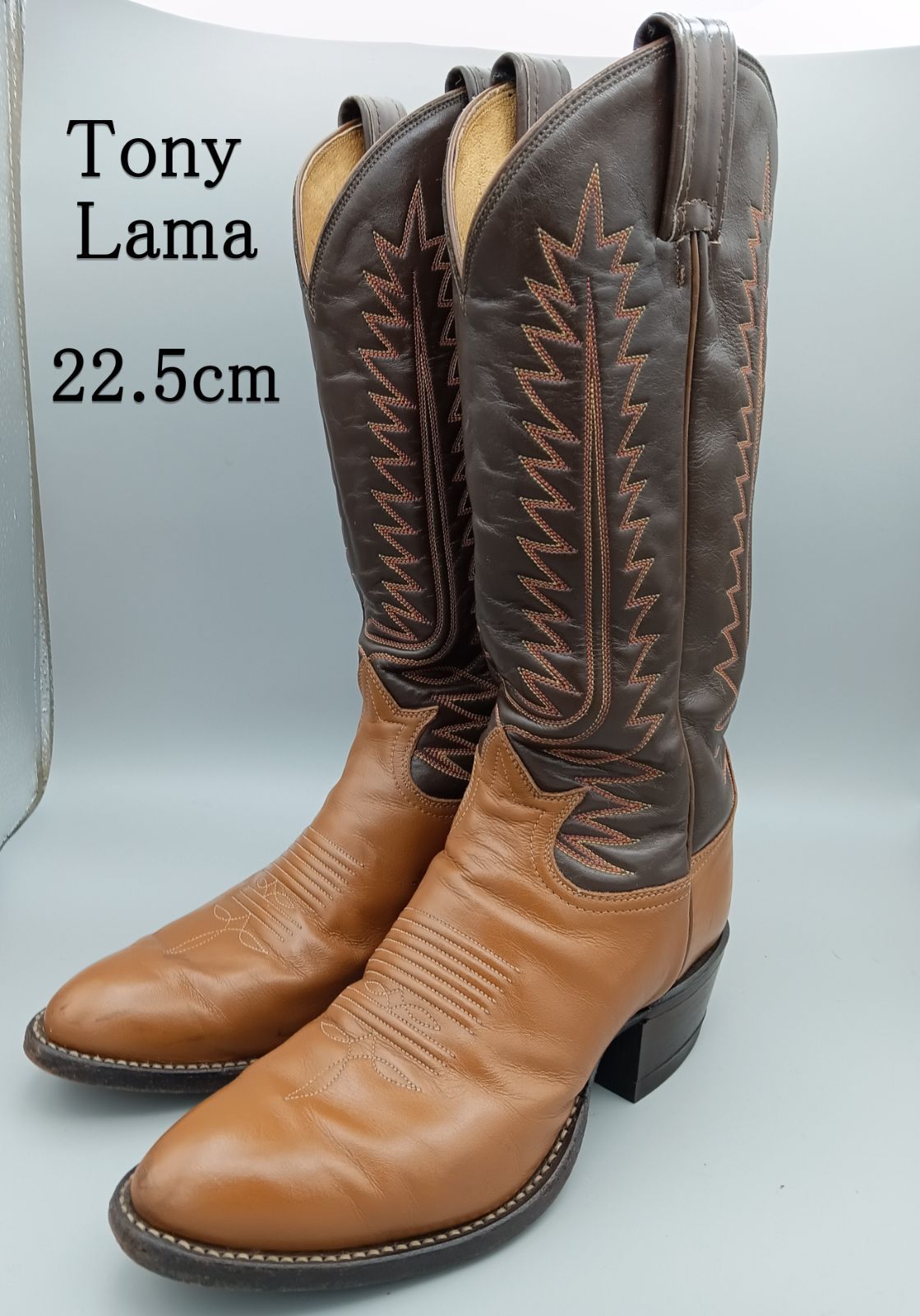 Tony Lama トニーラマ ウエスタンブーツ 3254 ブラウン 22.5㎝