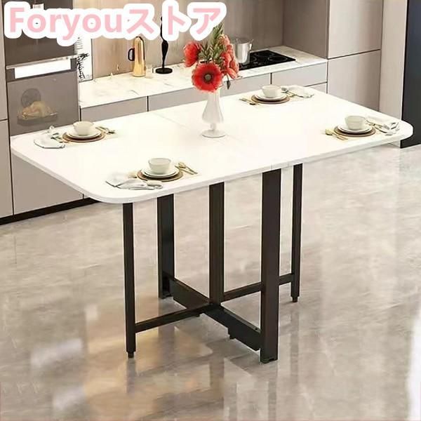 折りたたみダイニングテーブルドロップリーフダイニングテーブル