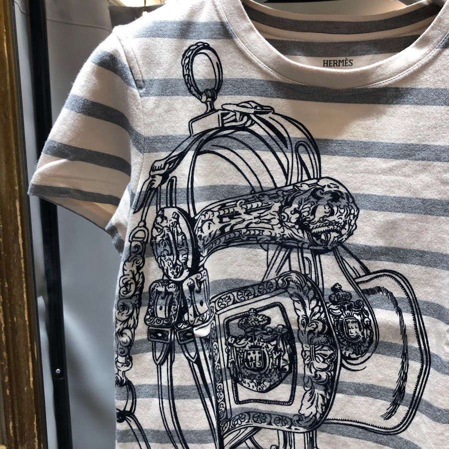 エルメス Tシャツ レディース サイズ36 ブリッド・ドゥ・ガラ