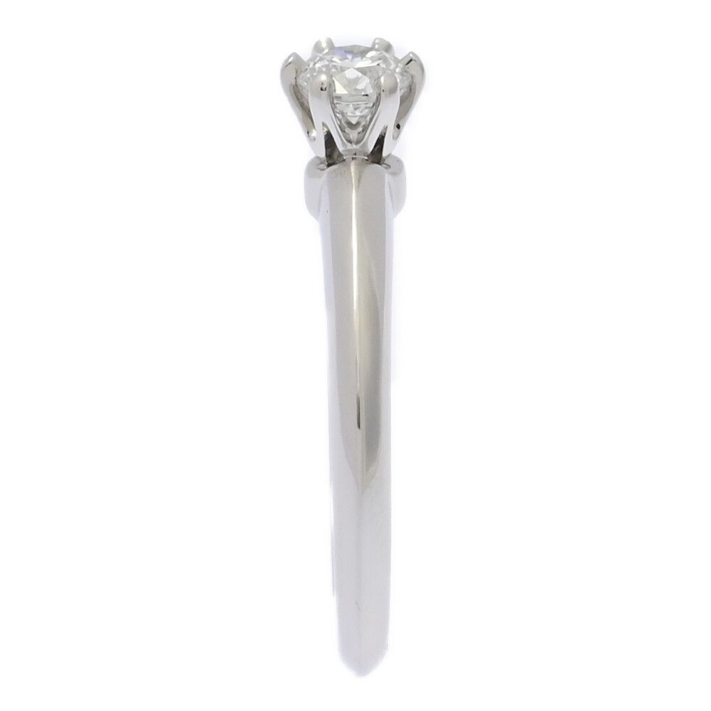 ティファニー中古PT950ダイヤモンド３つ付いてる指輪 Tiffany & Co. - TIFFANY&Co. ティファニー ハーフ エタニティ
