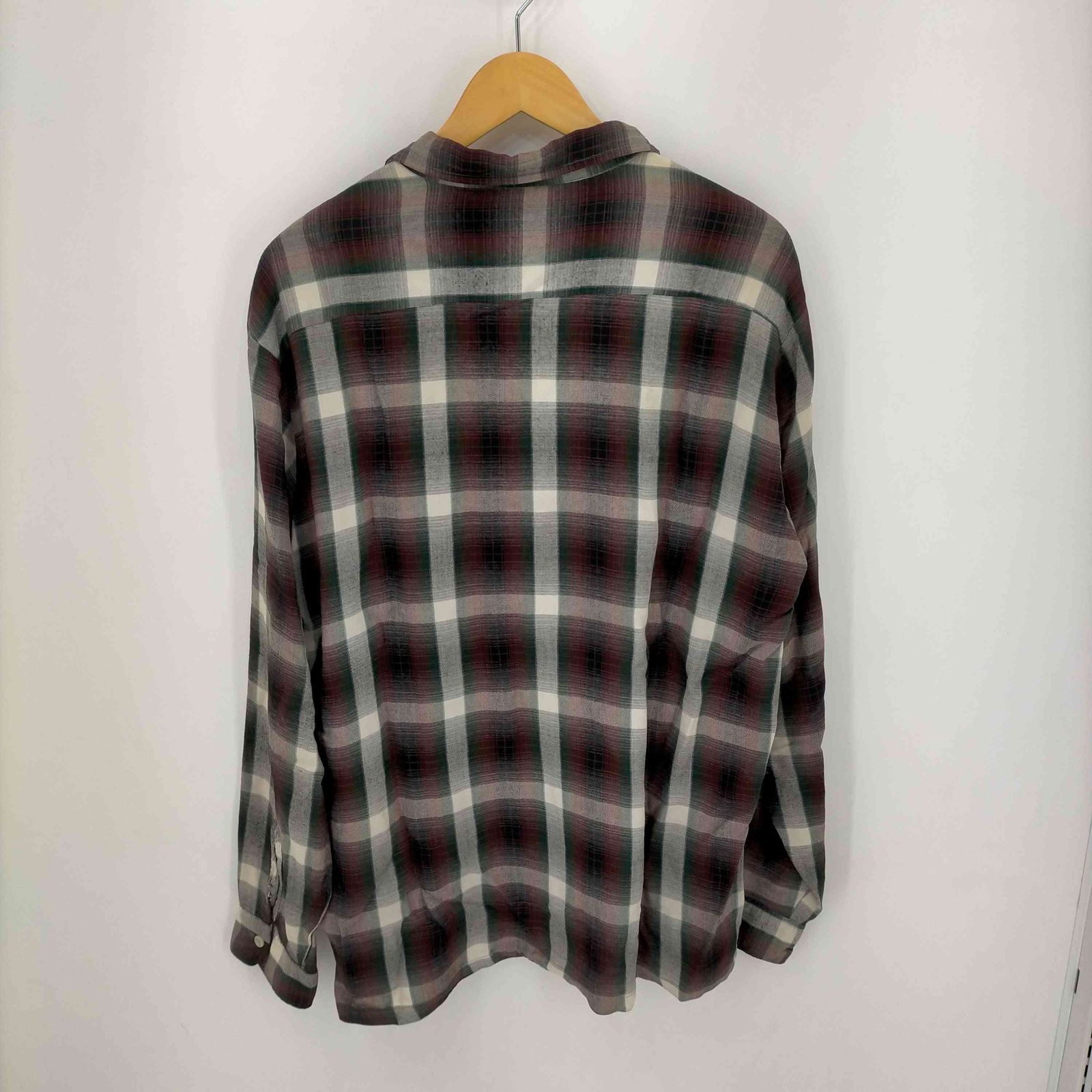 60s towncraft レーヨンシャツ　16 1/2 60s TOWNCRAFT Ombre Check Shirt 60年代 タウンクラフト