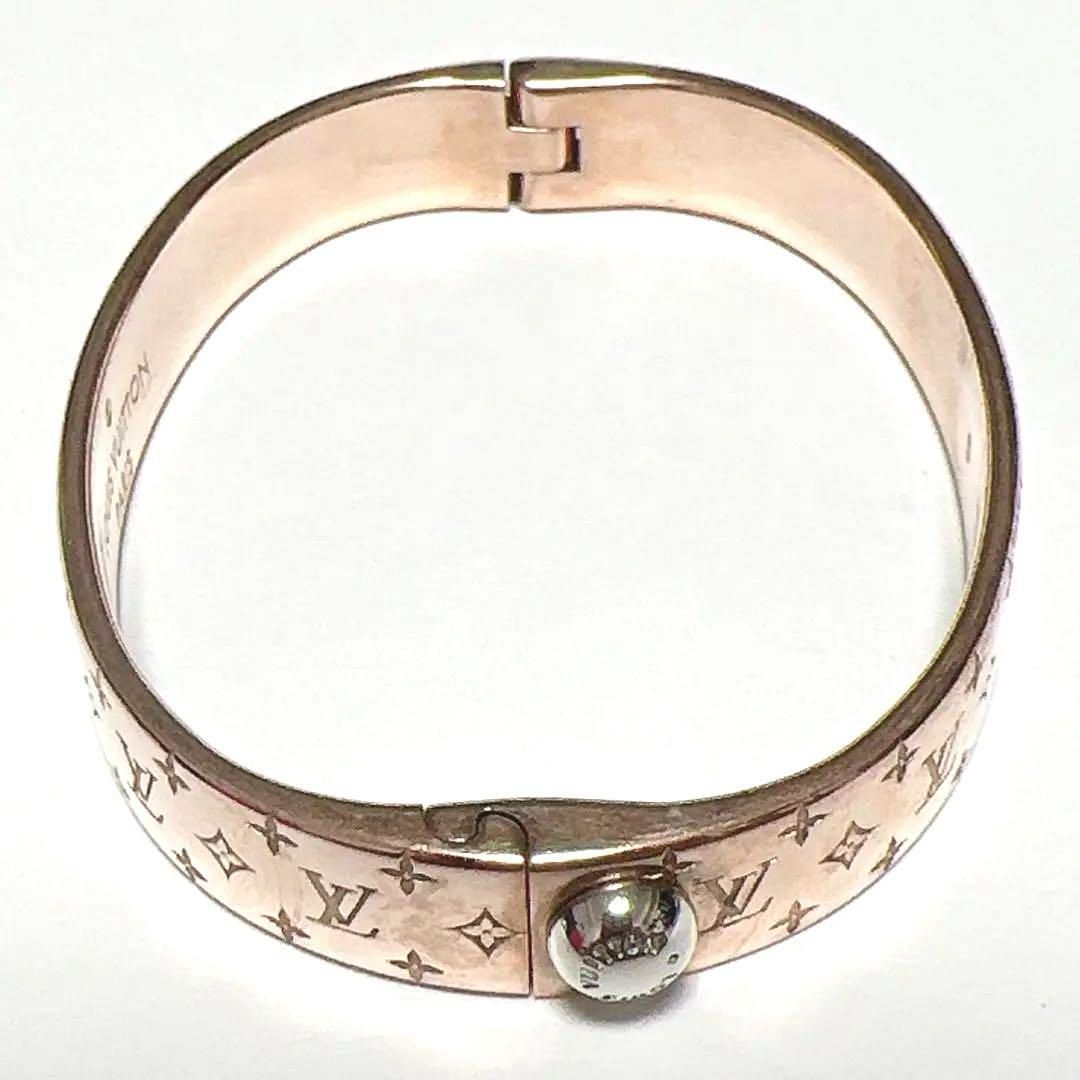 美品 LOUIS VUITTON ルイヴィトン カフナノグラムブレスレット - メルカリ