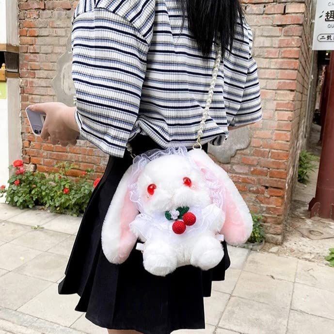 HARGIO] ショルダーバッグ ポシェット ぬいぐるみ うさぎ バッグ