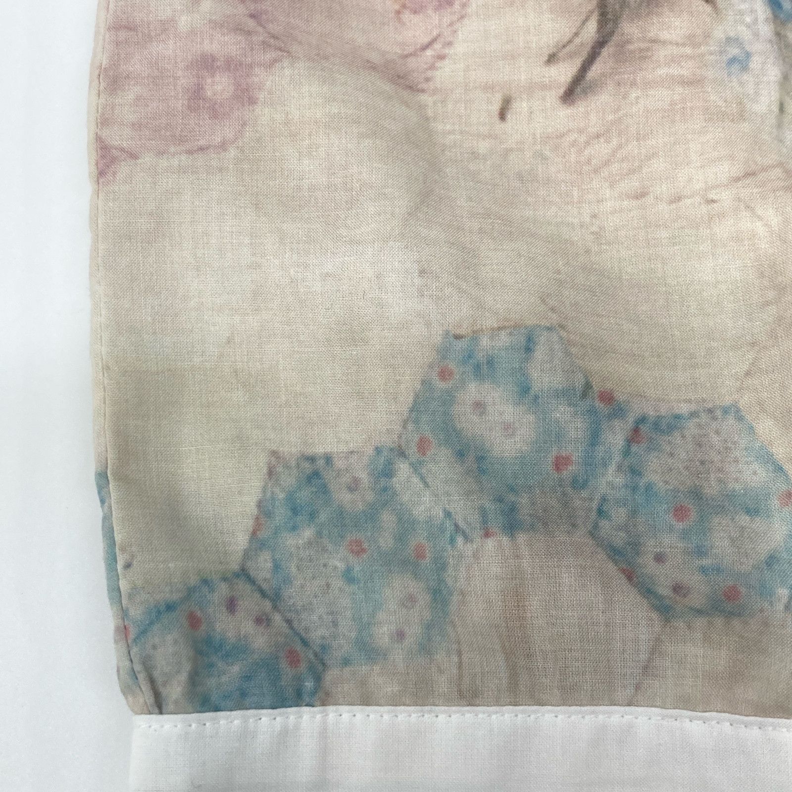  HANA TO GUITAR 花とギター 251004 ﾍﾞｰｼﾞｭ ﾃｷｽﾀｲﾙ ﾘﾎﾞﾝ ﾌﾞﾗｳｽ 表記無し アンサンブル トップス