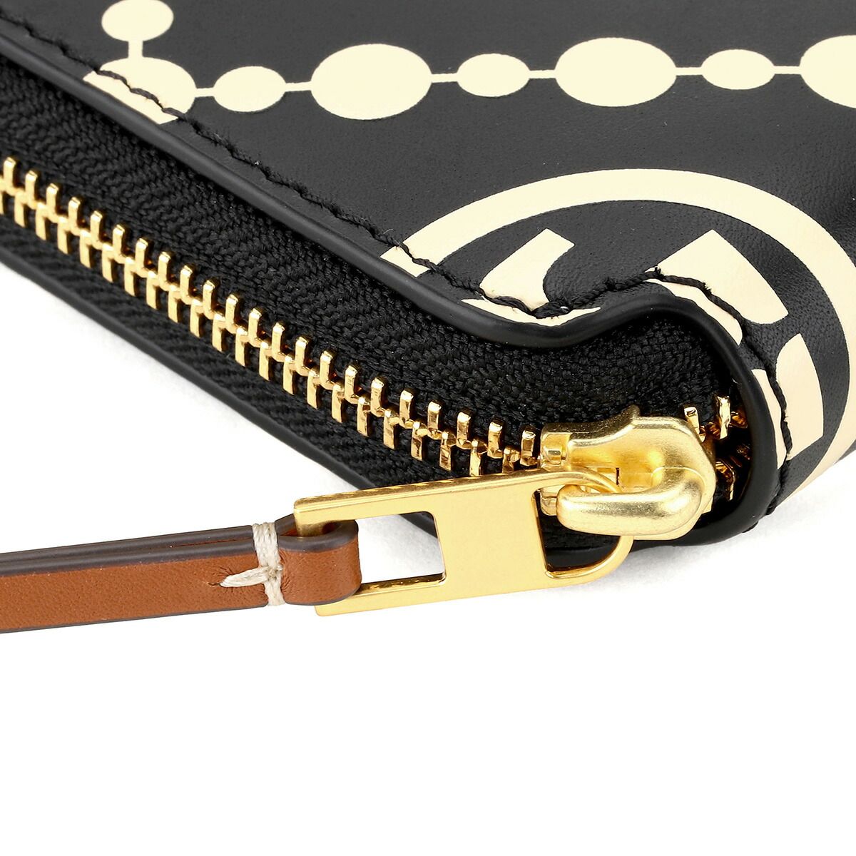新品 トリーバーチ TORY BURCH 2つ折り財布 Tモノグラム コントラスト
