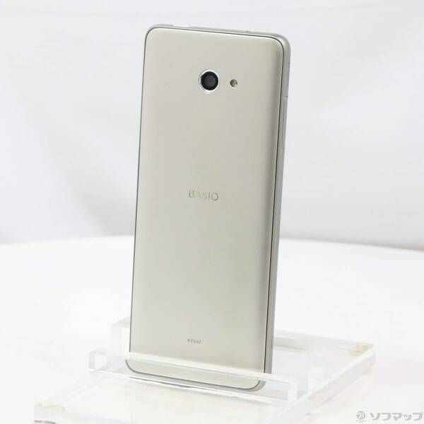 中古品〕 BASIO4 32GB シャンパンゴールド KYV47SNU UQ mobile