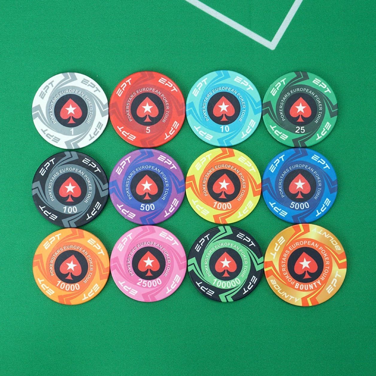 EPT ポーカーチップ 25枚セット - Poker Goods - メルカリ