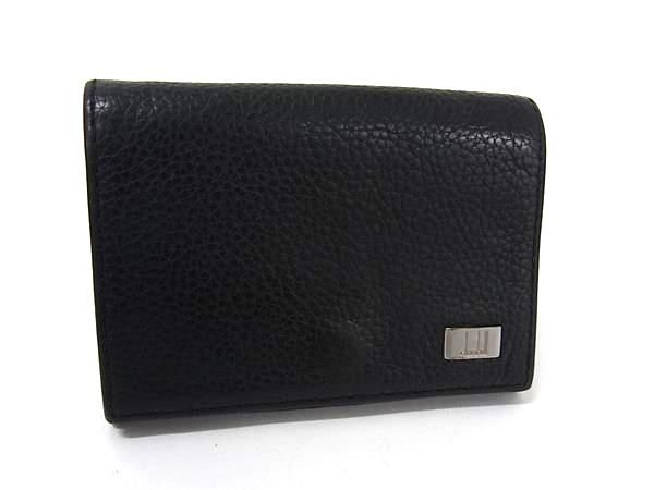 【レア】ダンヒル　dunhill メモパッドケース　黒 レザー レア】ダンヒル dunhill メモパッドケース 黒 レザー 極美品