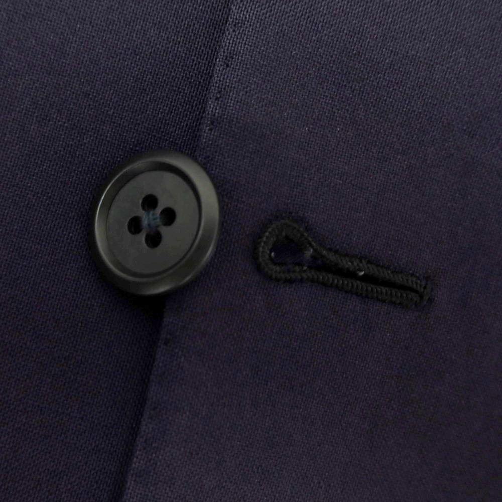 中古】ブリオーニ Brioni ウール テーラードジャケット ダークネイビー