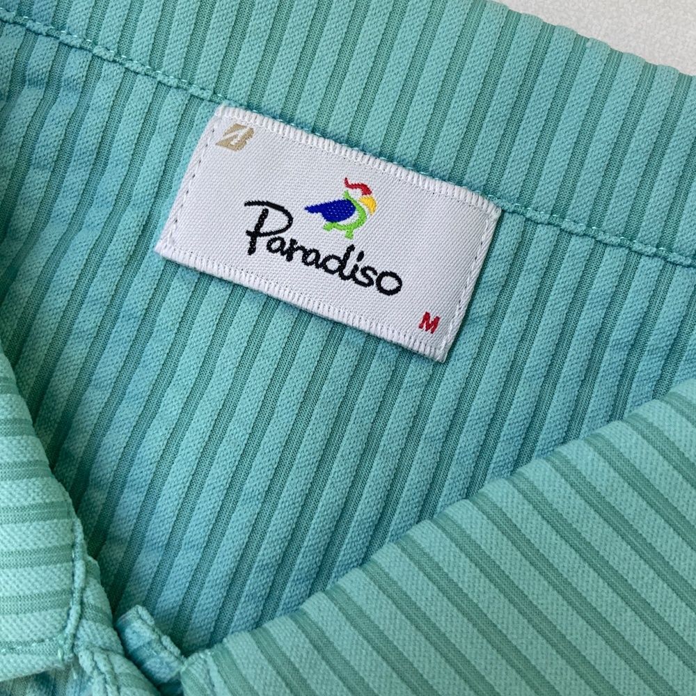 Paradiso - 【タグ付き】パラディーゾ☆ワンピース　Mサイズ サイズ：M PARADISO パラディーゾ 半袖ワンピース シアサッカー