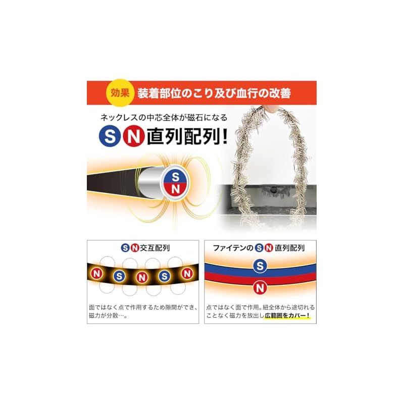 phiten ファイテン ネックレス RAKUWA磁気チタンネックレス レザースタイル ブラウン ゴールド 50cm 0 MANTTHAN_COM