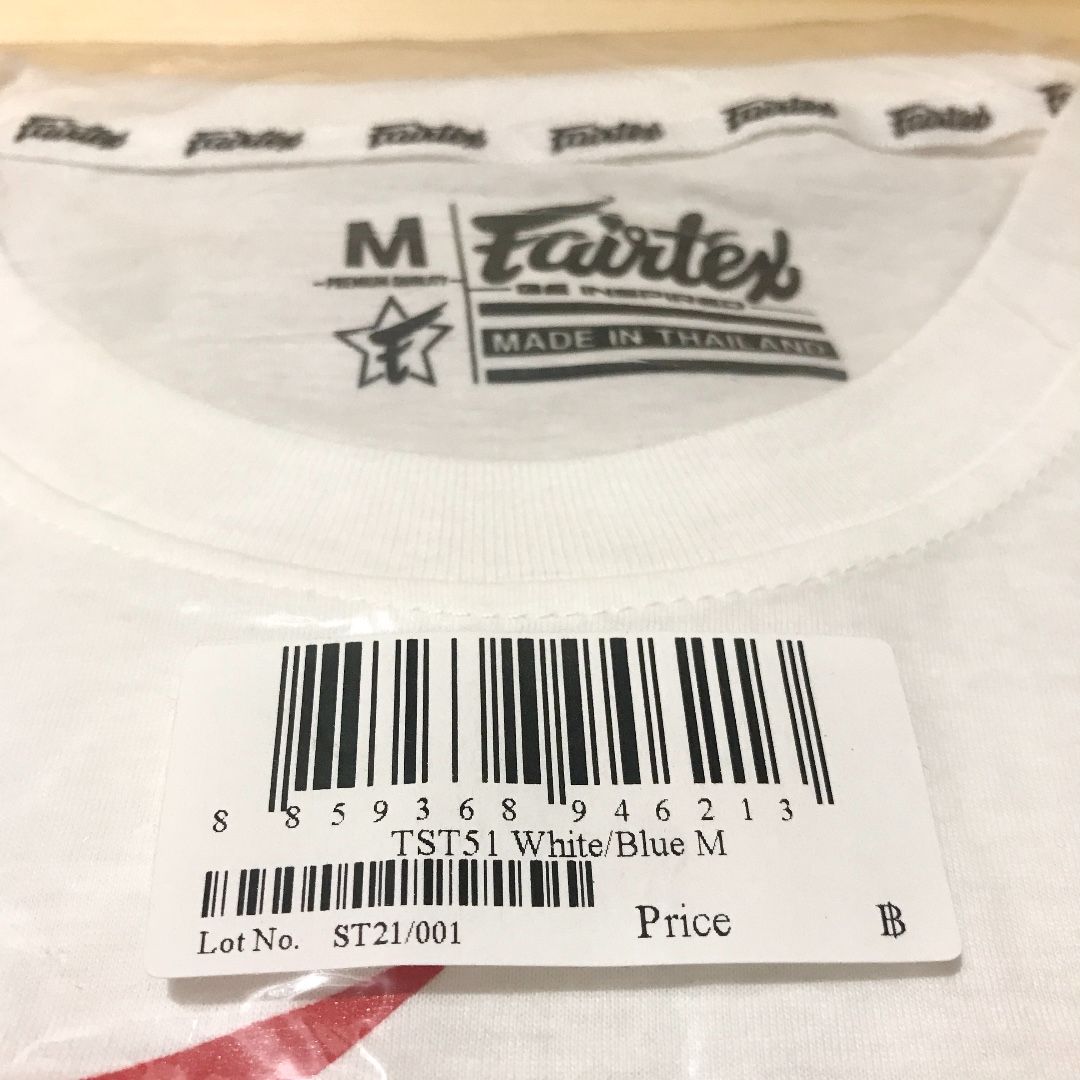 新品】Fairtex フェアテックス Tシャツ TST51 ホワイト Mサイズ