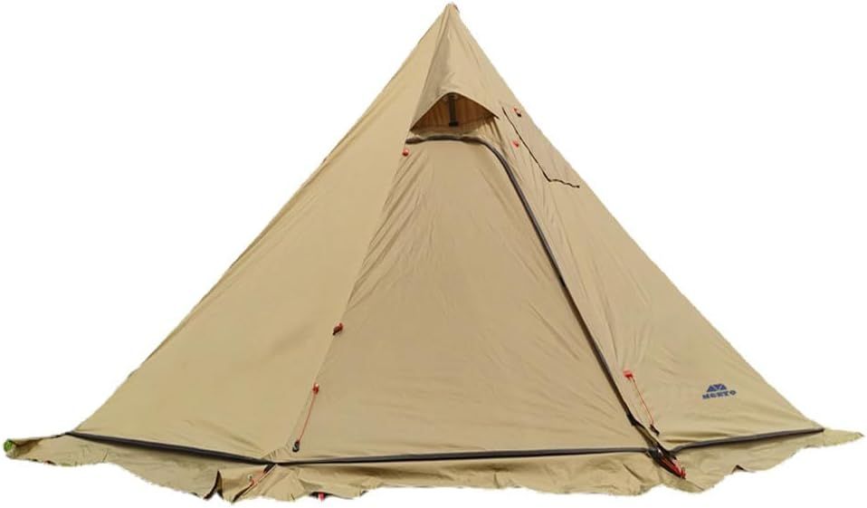Kadahis ワンポールテント 2-3人用 超軽量 スノースカート付き 1.6㎏ 設営簡単 防災用 アウトドア用品 キャンプ 海 花見 運動会 登山用 煙突穴のガード付き