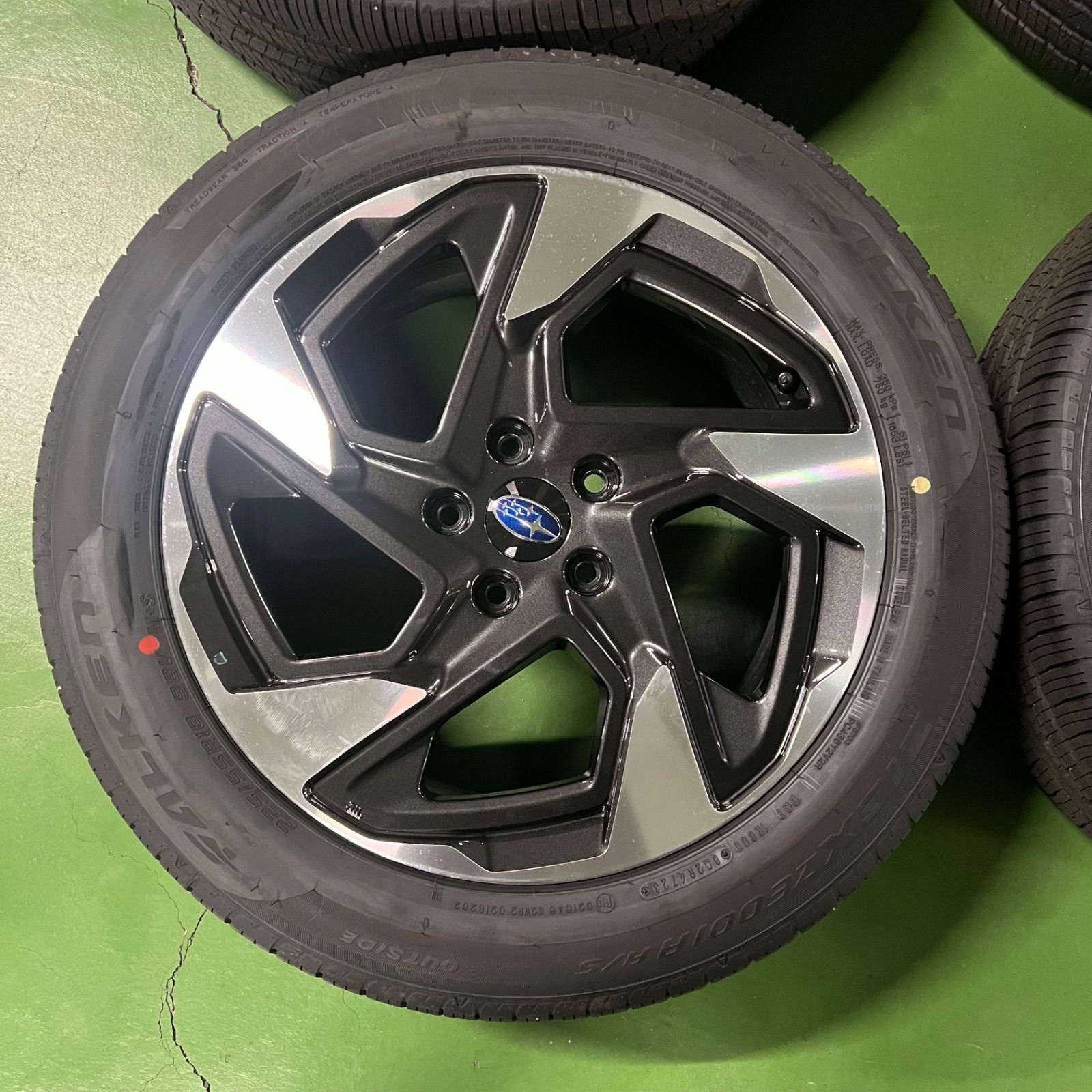 クロストレック 新車外し 18インチ ホイール 4本セット 純正