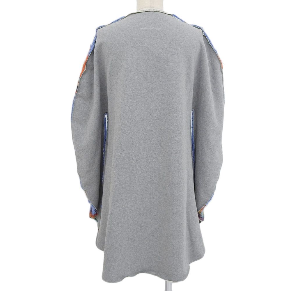 新品同様 MM6 Maison Margiela メゾンマルジェラ ノルディック柄ドッキング ニットセーター S ライトブルー レディース 古着 中古 新品同様 MM6 Maison Margiela メゾンマルジェラ ノルディック柄