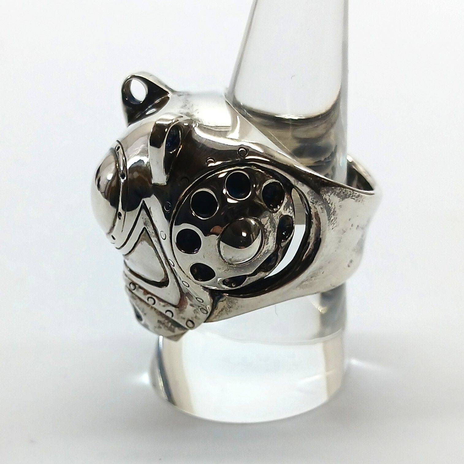 JAP工房　タイムボカン　GAIKOTTSU　ガイコッツ　タツノコプロ JAP工房 リング シルバー925 タイムボカン GAIKOTTSU ガイコッツ 約17