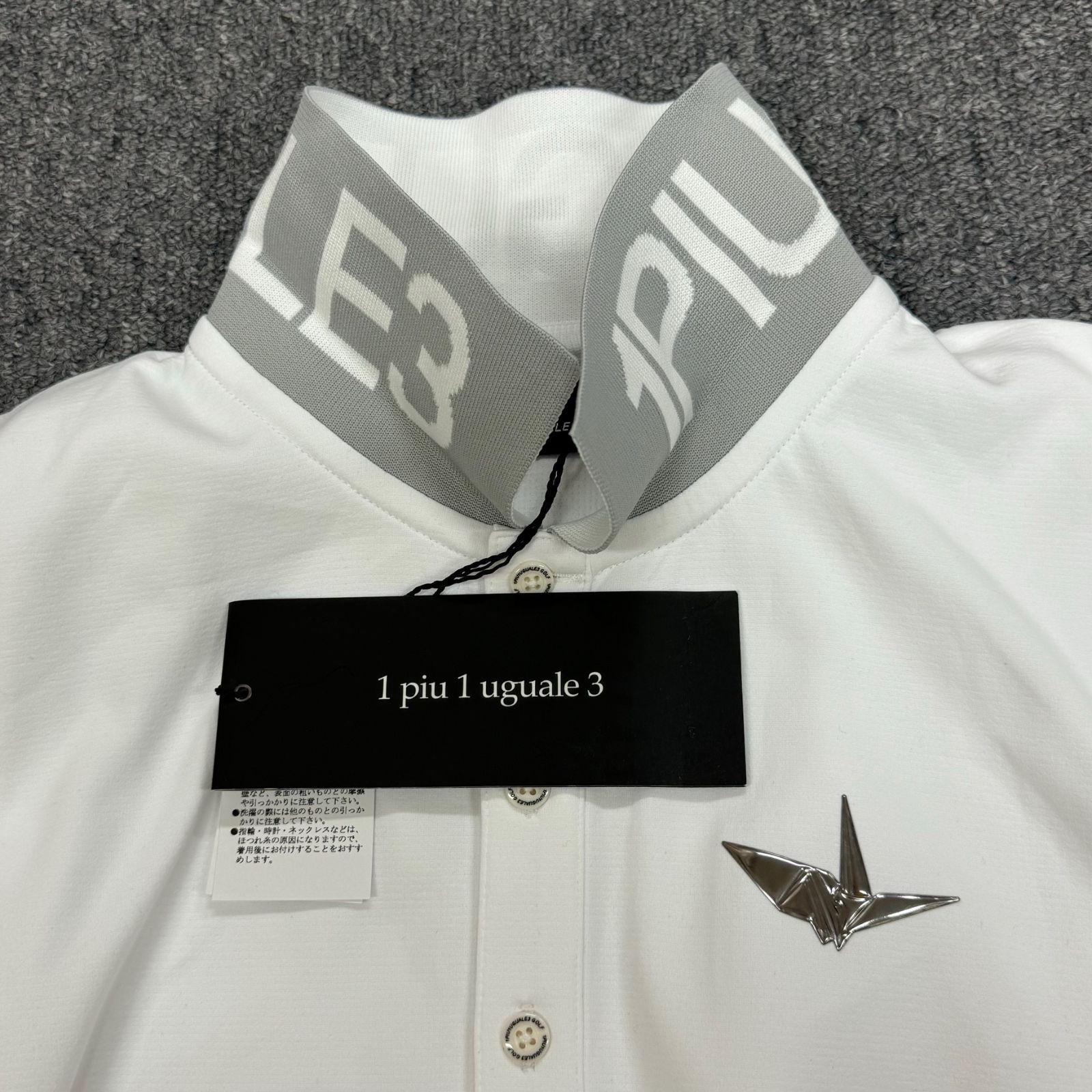 定価44000円 未使用 1PIU1UGUALE3 GOLF G.L/S POLO COLLARE カレッジポロシャツ ロングスリーブ 長袖  ウノピュウノウグァーレトレ ゴルフ GRT204 Ⅳ 64550A4 - メルカリ