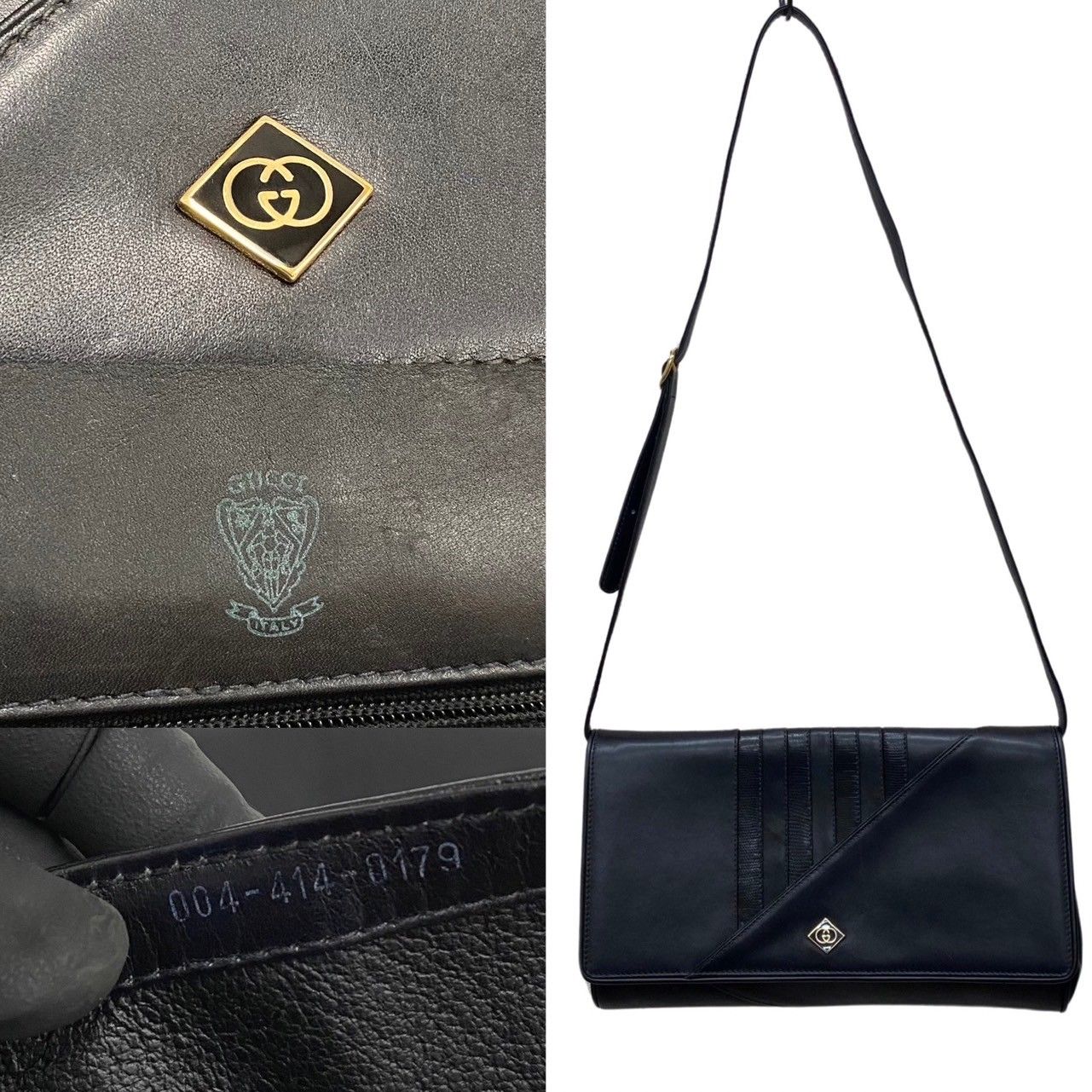 極 美品 GUCCI グッチ オールドグッチ ヴィンテージ GG ロゴ