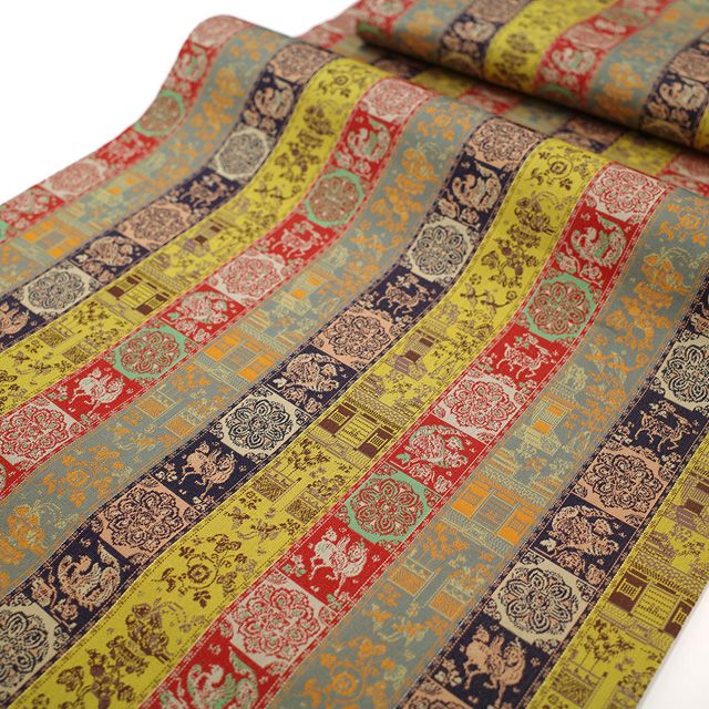 新古品】 龍村美術織物 開き仕立て 正絹 全通 京袋帯 たつむら