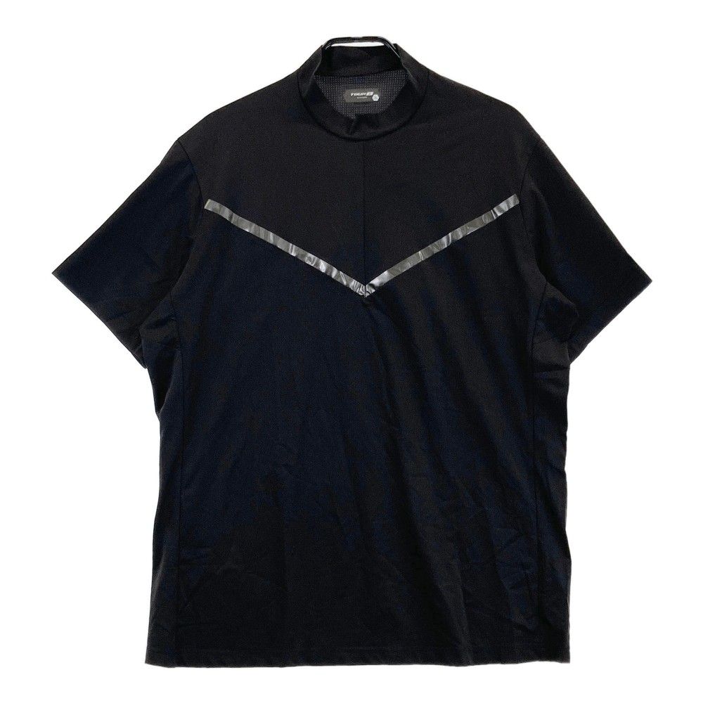 サイズ：3L BRIDGESTONE GOLF  ブリヂストンゴルフ ULTICORE 半袖ハイネックTシャツ  ブラック系 [240101442393] ゴルフウェア メンズ ストスト サイズ：3L BRIDGESTONE GOLF ブリヂストンゴルフ ULTICORE 半袖