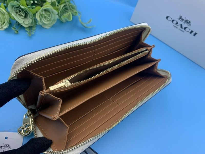 コーチ COACH 長財布 財布 花柄 レディース アコーディオン ウォレット