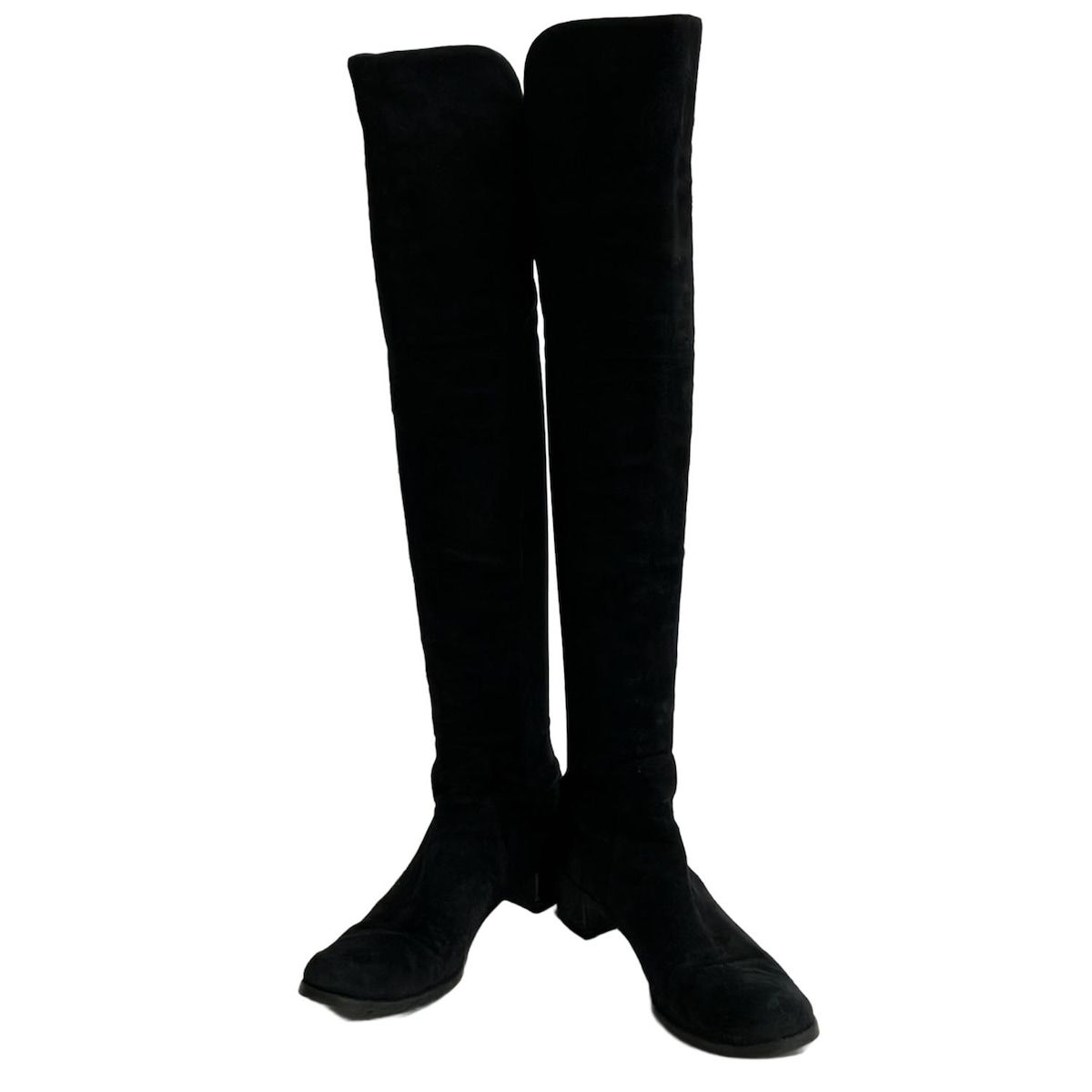 STUART WEITZMAN スチュアートワイツマン ロングブーツ 6 1 2 レディース - 黒