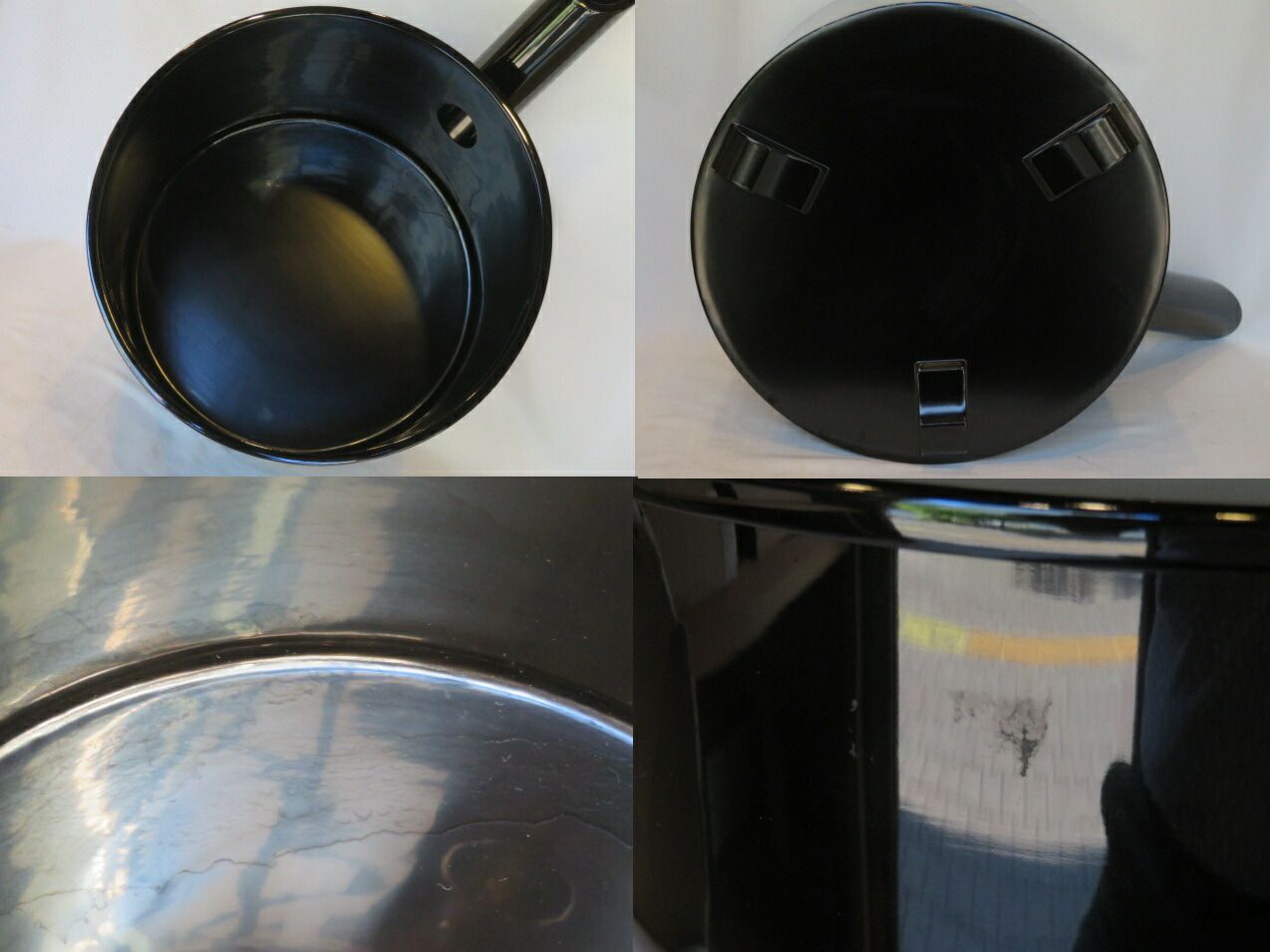 七月◇特売品）輪島塗師 廣江好則作 木製 利休形 黒真塗 大口水