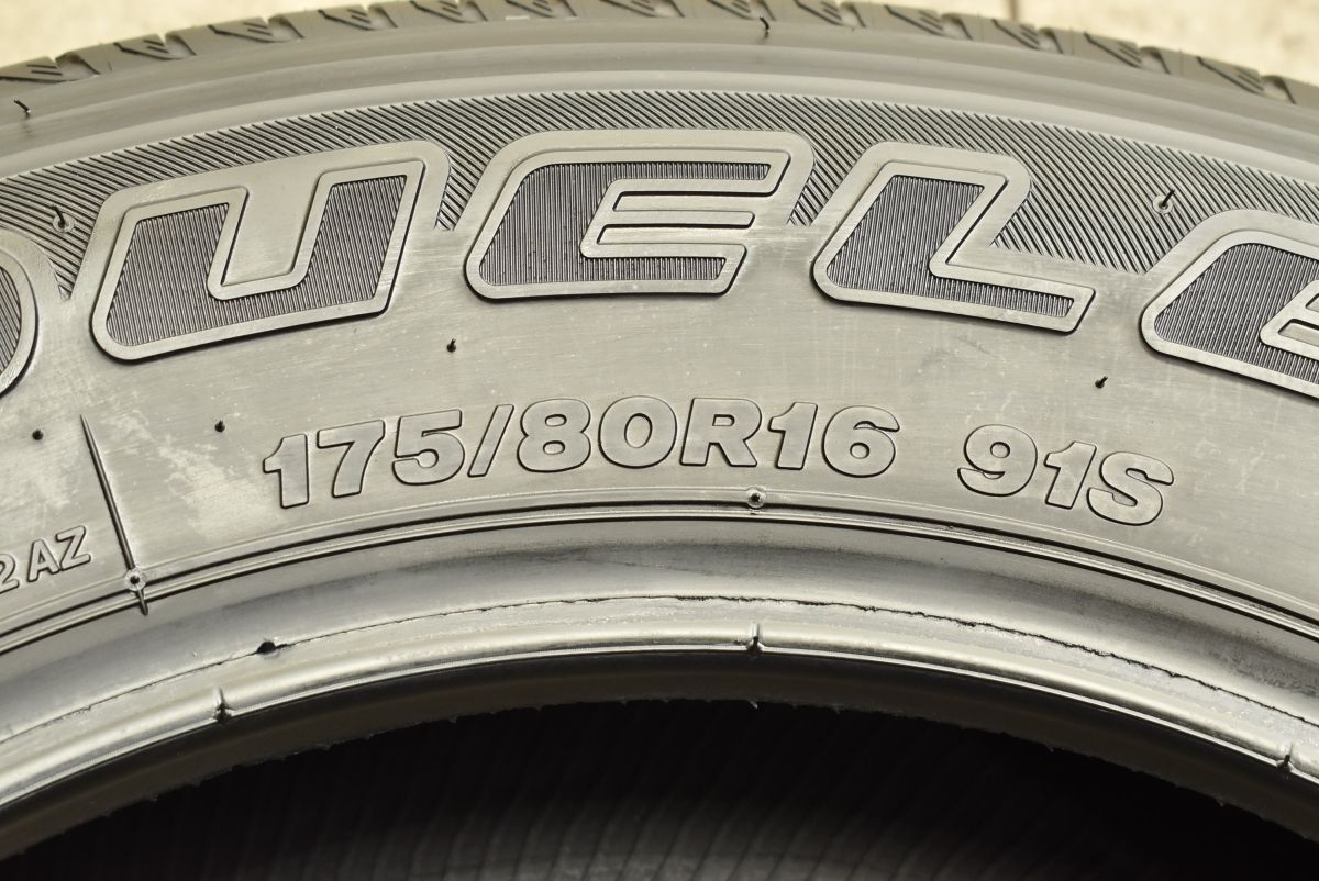 新車外し バリ溝】ブリヂストン デューラー H/L 852 175/80R16 2024年 