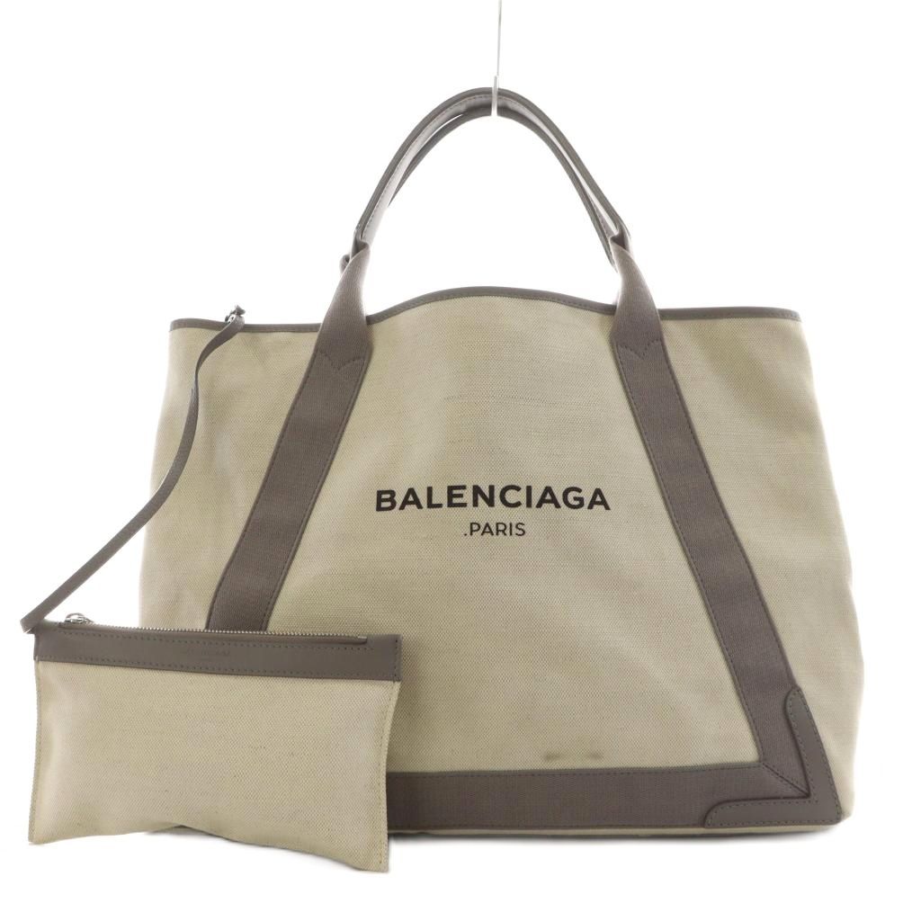 サ*〜様 【✨美品✨】 バレンシアガ カバスM トートバッグ ポーチ付き ブラッ バレンシアガ BALENCIAGA カバスM ハンドバッグ トートバッグ