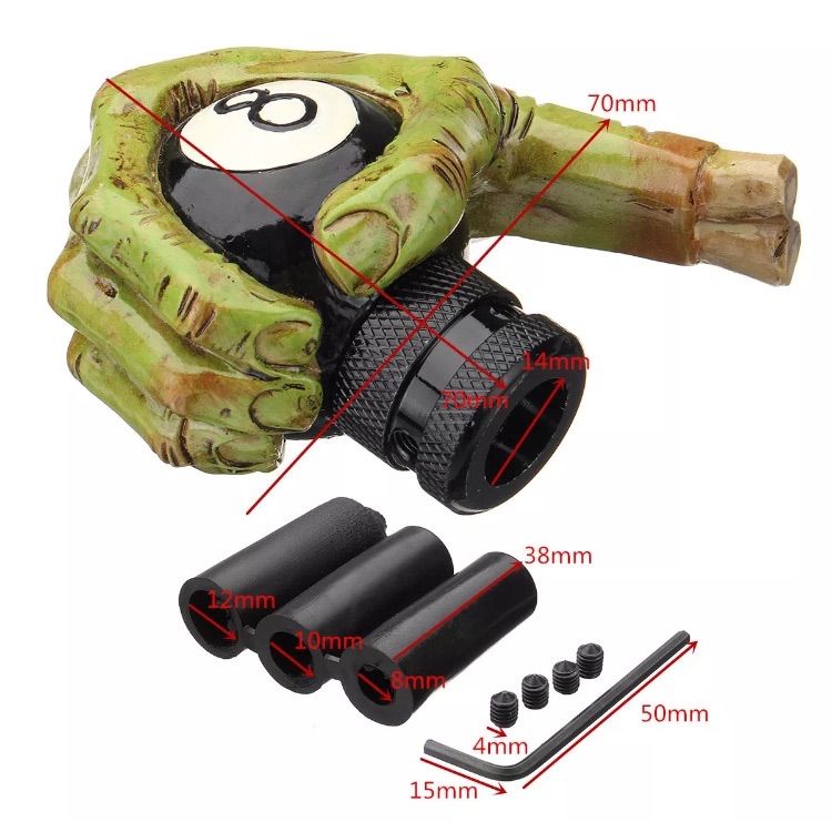 じ*ぶ様 ラットフィンク シフトノブ ratfink ムーンアイズ カスタム