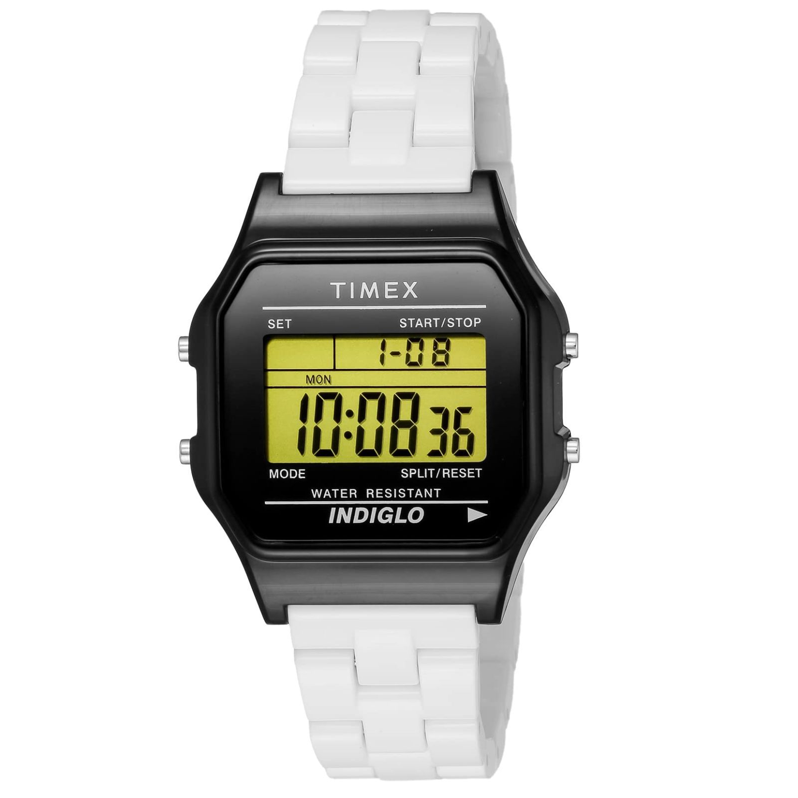 新着商品 タイメックス 腕時計 Classic Digital Tile Collection TIMEX クラシックデジタル タイルコレクション ブラック 文字盤 レジン クォーツ Quartz 36MM America アメリカ Watch TW2V