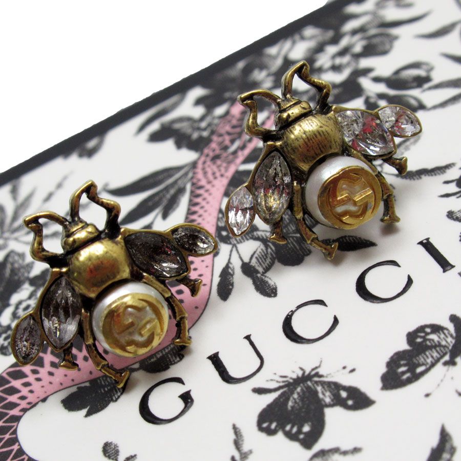 グッチ GUCCI ピアス Bee ハチ - メルカリ