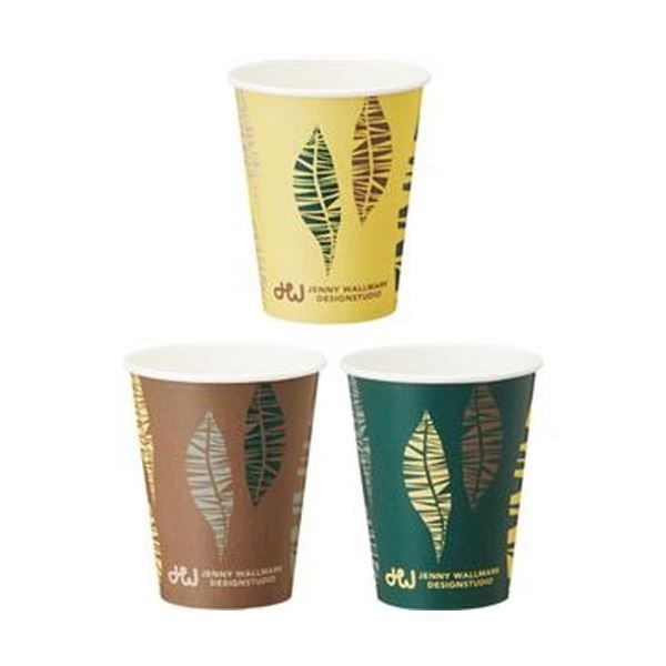まとめ TANOSEE 厚紙タンブラーFeathers 280ml 9.5オンス 1セット 250個 50個×5パック ×5セット