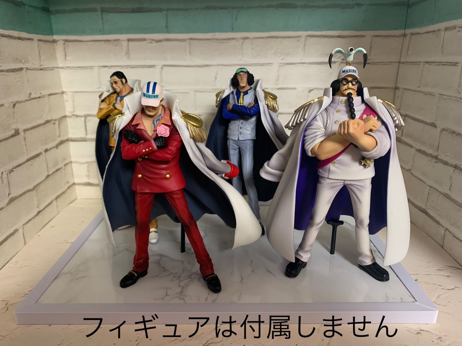 メルカリshops ワンピース Dxフィギュア用台座 海軍大将 元帥