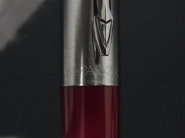 PARKER パーカー ノック式 ボールペン 筆記用具 文房具 レッド系&times;シルバー系 DJ6223