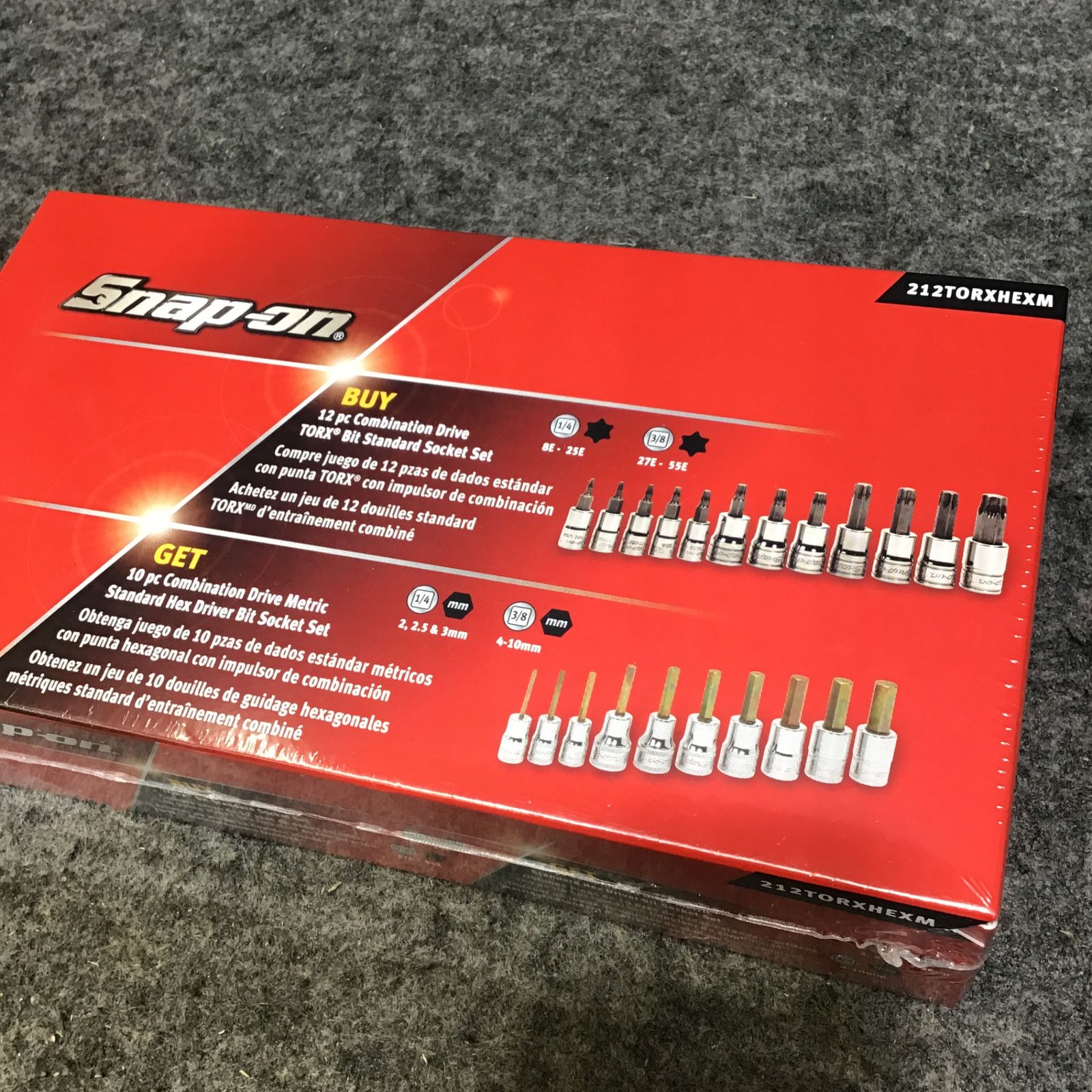 スナッフオン　Snap-onヘックスキー11本セット未使用ケース付 スナッフオン Snap-onヘックスキー11本セット未使用ケース付