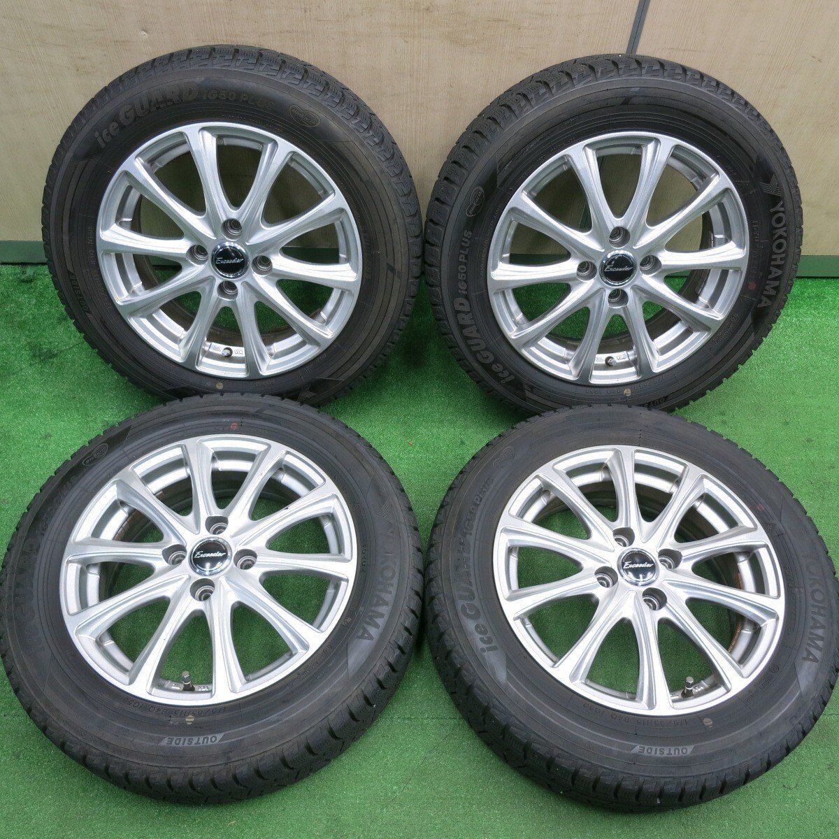 バリ溝 YOKOHAMA IG50 PLUS 165/65R15 2015年製 スタッドレスタイヤ 4本セット 売り切り！ 195⁄65R15 ヨコハマ冬タイヤ iG50PLUS バリ溝 2018年製造 4本 2018年製