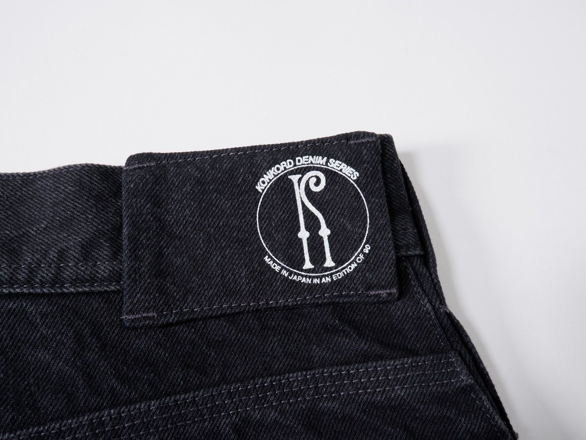 KIKO KOSTADINOV ワイドレッグデニムパンツ ブラック 30 KIKO KOSTADINOVキココスタディノフ 2025 Konkord Denim/Phantom