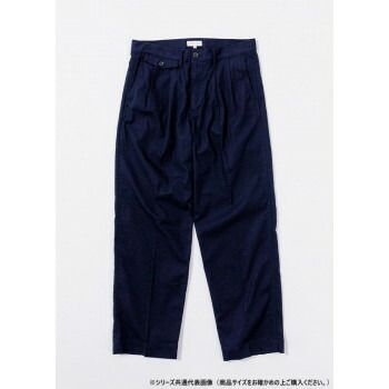 桑和 1702-09　スラックス Mサイズ ネイビー(1) BEAMS DESIGN