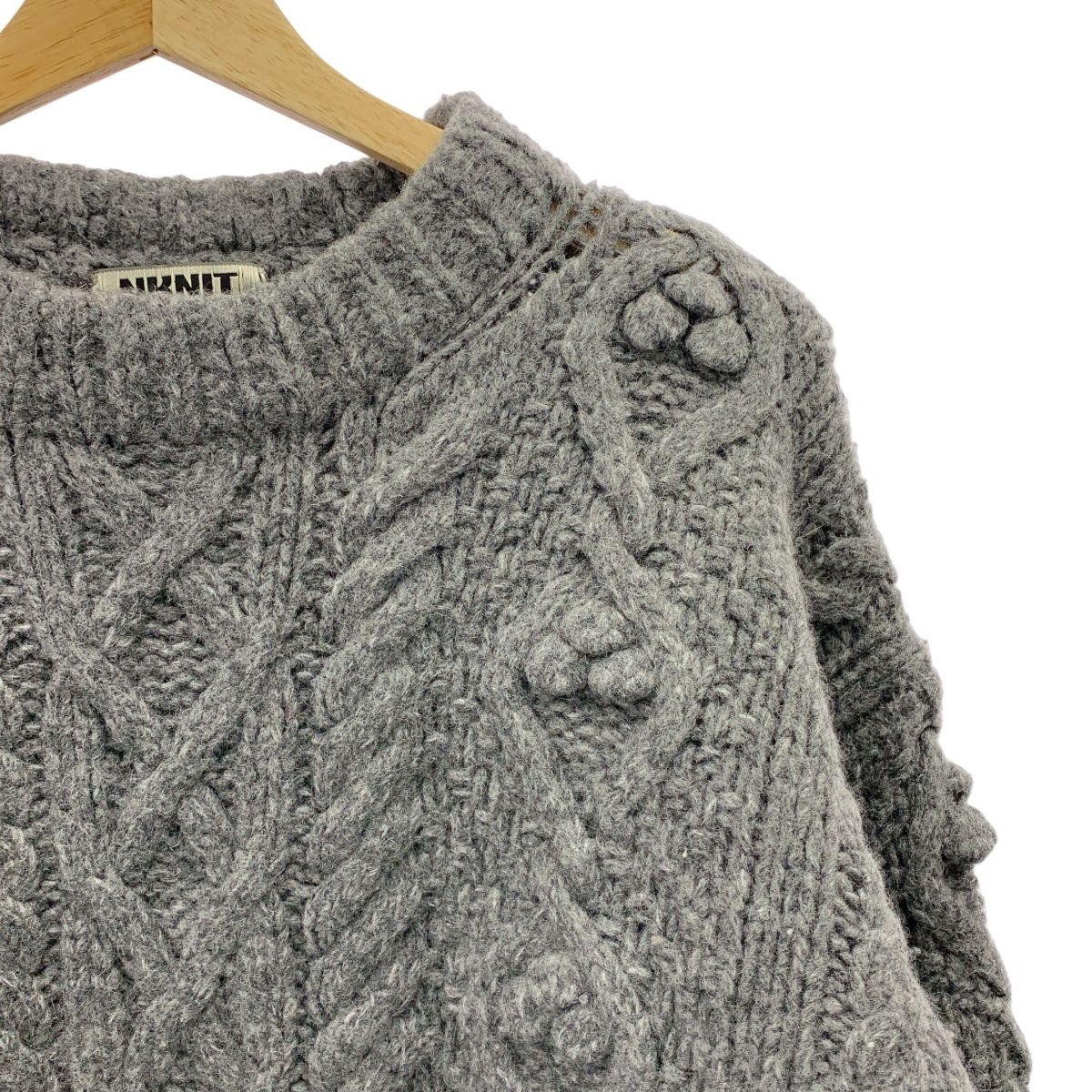 NKNIT　bubble cable hand KNIT NKNIT / ンニット | 2024AW | bubble cable hand KNIT ケーブル
